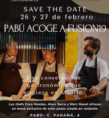 Pabú acogerá a Fusion19 los días 26 y 27 de febrero