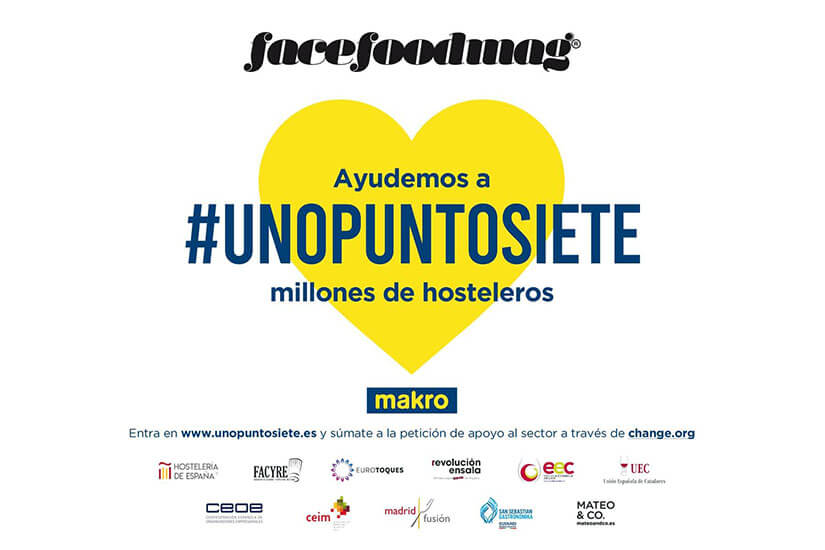 Apoyo a #UNOPUNTOSIETE millones de Hosteleros