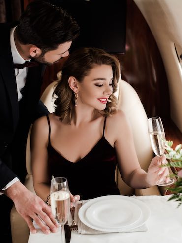 Catering para jets privados en Ibiza