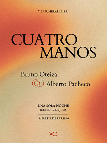 Es Fumeral inaugura su primer Cuatro Manos junto a Bruno Oteiza