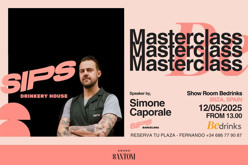Simone Caporale llega a Ibiza de la mano de Bedrinks y Amaro Santoni