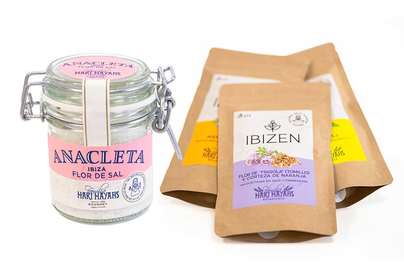 Familia Marí Mayans lanza al mercado dos nuevos productos repletos de sabor local: Sal ANaCleta e Ibizen Infusiones