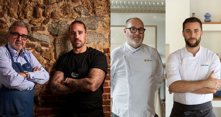Juanjo López, Nacho Trujillo, Julián Nieto y Sergio Villalonga