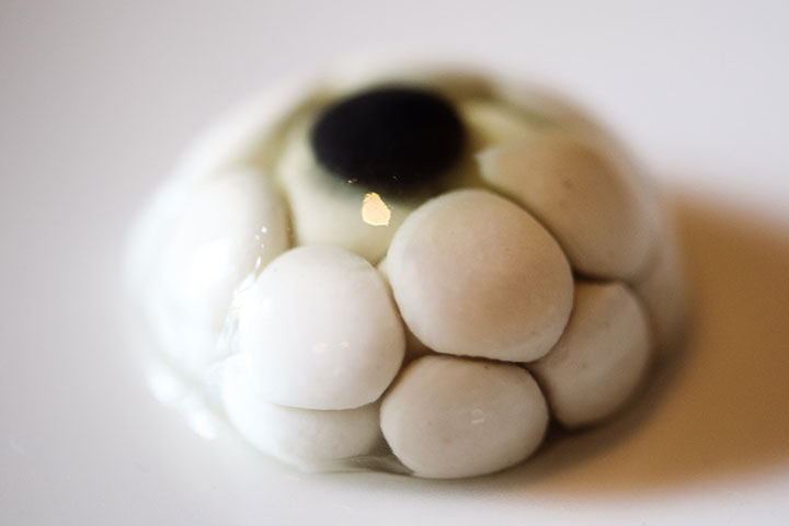 Cashew Black and White Garlic and Cocoa Lip Balm. BRUT restaurant, Mallorca
