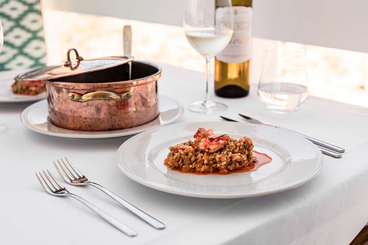Arroz de lavagante. Restaurante ÀCosta by Olivier