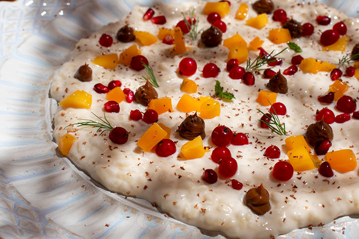Creamy rice pudding. Es Fumeral Ibiza