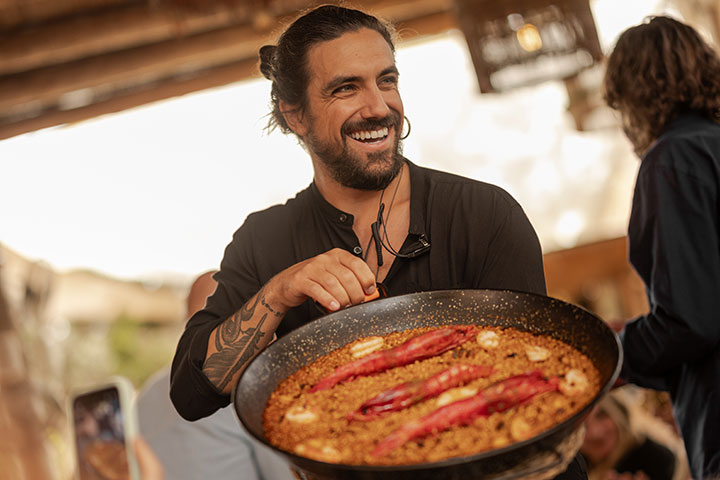 Arroz de carabineros. Beso Beach Formentera