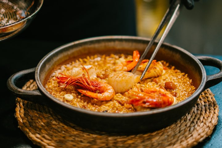 Arroz de marisco. La Bodeguilla, Palma