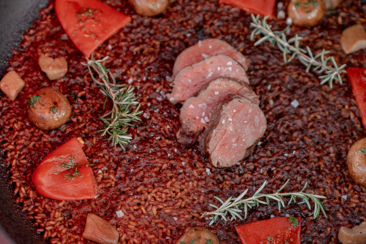 Arroz especial. Al Fresco Gourmet Nights en Cap Roig