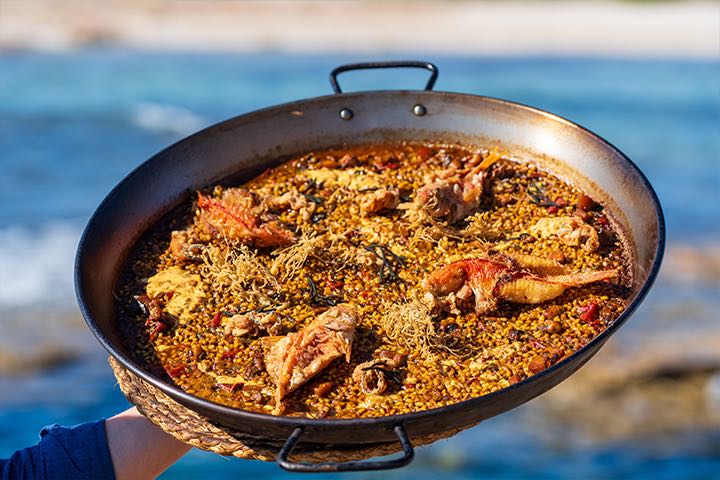 Fish rice. Es Molí de Sal restaurant by Joan Yern. Formentera
