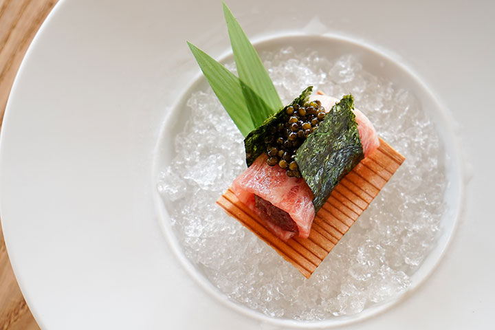Atún rojo y caviar. Pikala Formentera