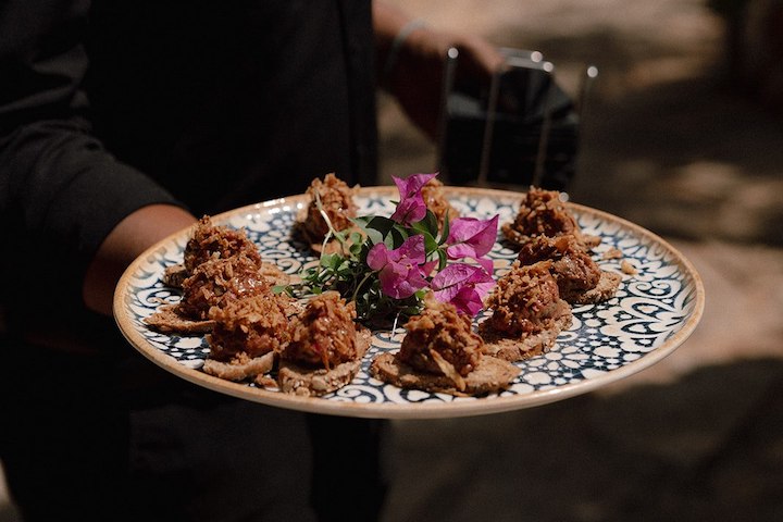 Steak bites. Luxury catering in Ibiza