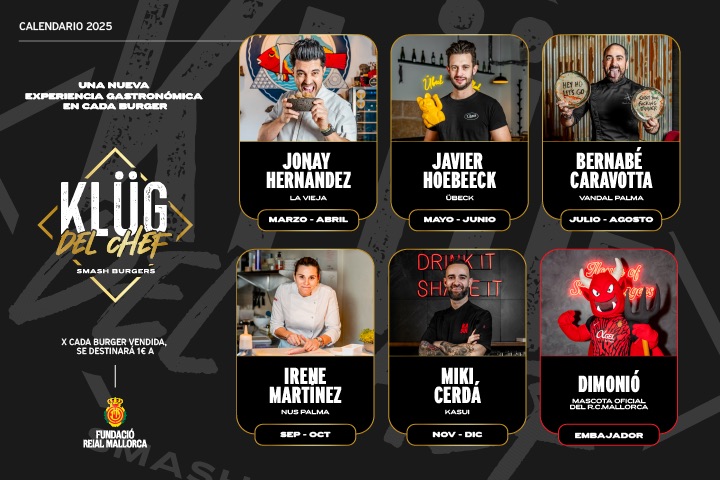 Calendario Klug del Chef 2025