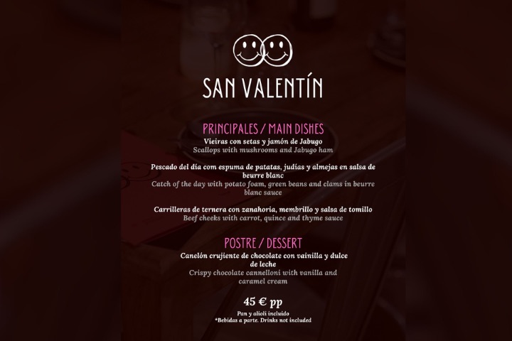 Celebra San Valentín en Mallorca en el restaurante 2K Street Gorumet