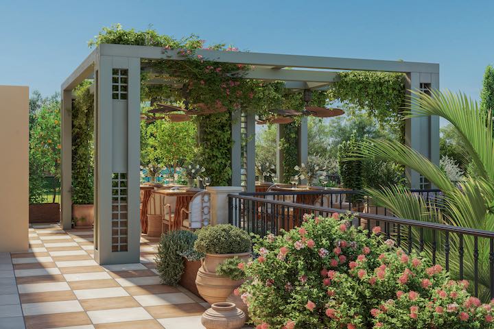 Es Fum terrace, Mallorca