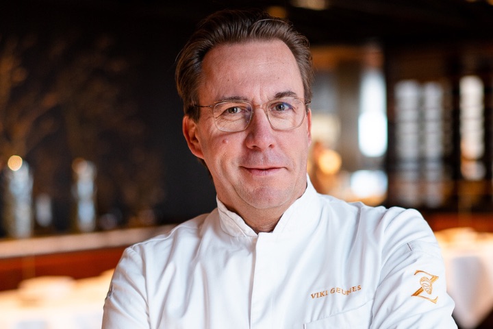 Chef Viki Geunes del restaurante belga Zilte