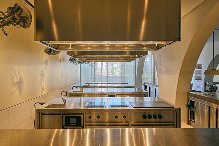 La Gaia professional kitchen, Ibiza
