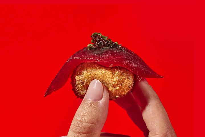 Croquette nigiri. StreetXO Ibiza