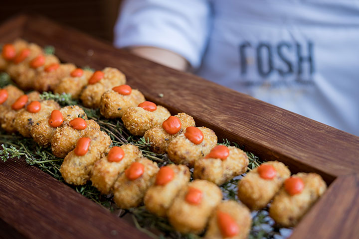 Croquettes. Fosh Catering, Mallorca