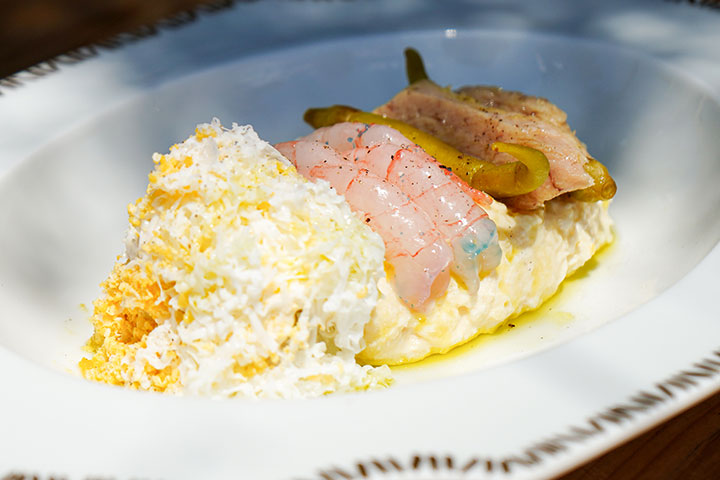 Ensaladilla. Restaurante Hannah Formentera