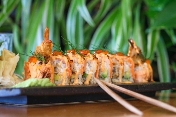Uramaki del restaurante Abbaco, Mallorca