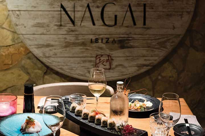 Sushi en restaurante Nagai. Santa Eulària des Riu