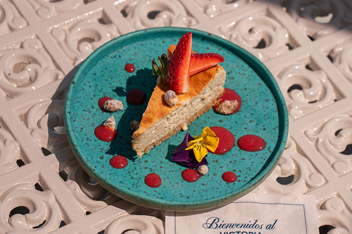 Cheesecake. Victoria Grand Café, Mallorca