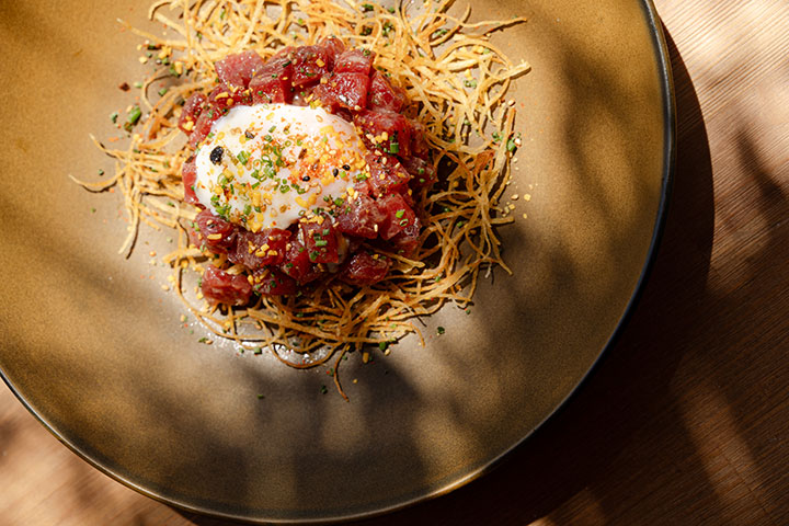 Tuna tartare. Sonrojo Restaurant Ibiza
