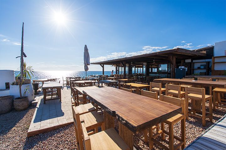 Es Molí de Sal terrace. Formentera