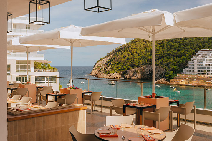 Terrace Mondrian and Hyde Ibiza