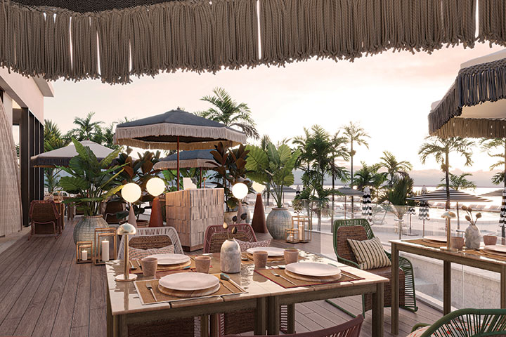 Terraza del restaurante Lumbre