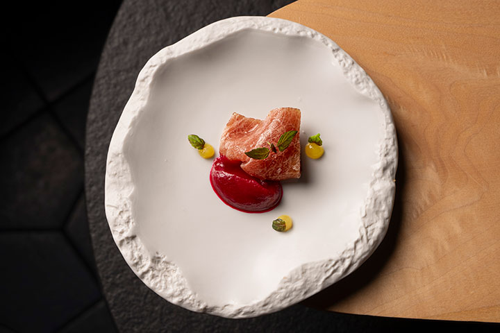 Plato restaurante Tunateca Balfegó