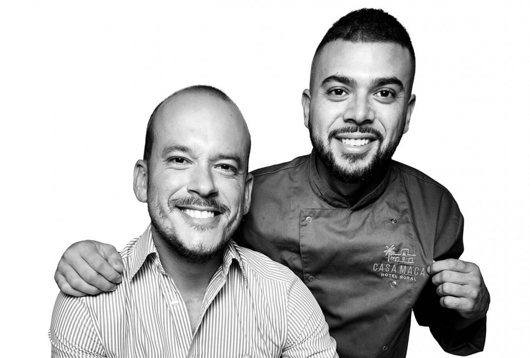 Álvaro y Javier, head chef y manager de Casa Maca, Ibiza