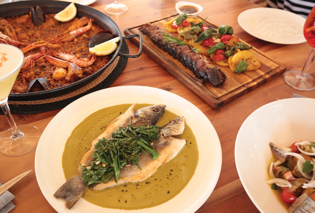 Es Virot Restaurant dishes, Ibiza