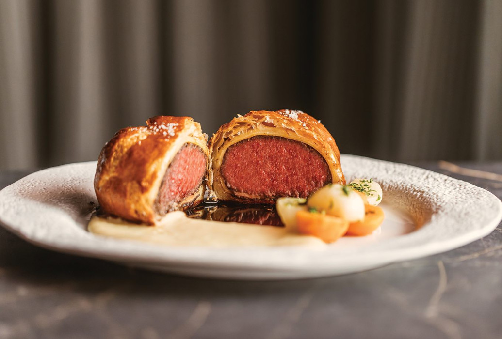 Beef Wellington. Hell's Kitchen Ibiza restaurant
