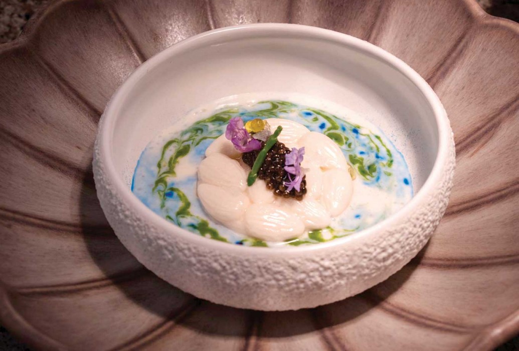 Blanc de mar. Bens d’Avall restaurant, Mallorca Blanc de mar. Bens d’Avall restaurant, Mallorca