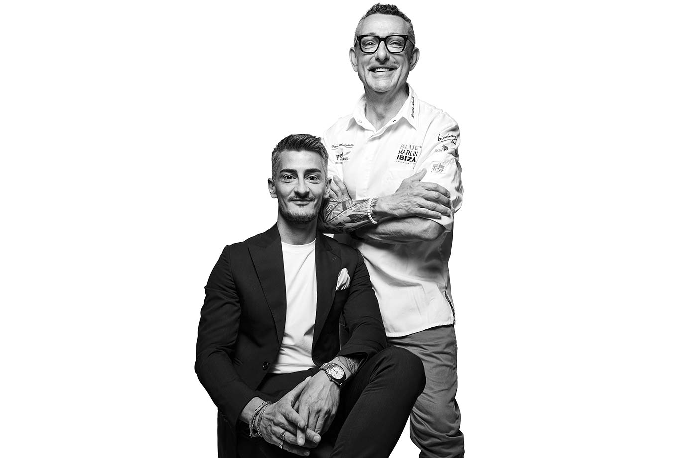 Josetxo and Antimo, Blue Marlin Ibiza Restaurant team Josetxo and Antimo, Blue Marlin Ibiza Restaurant team