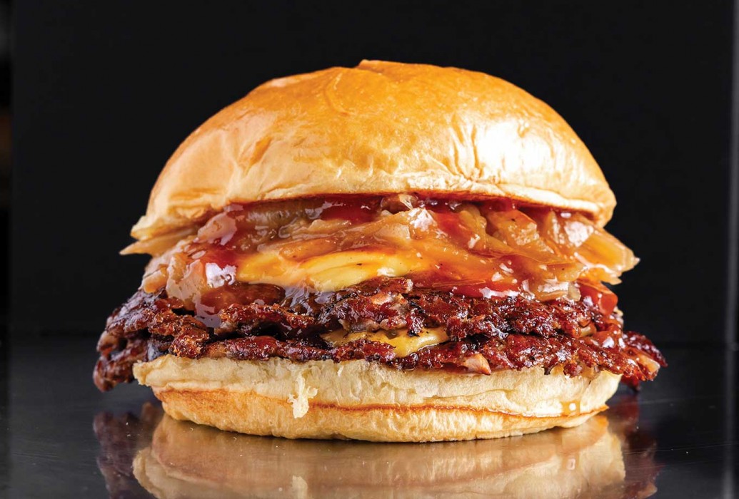 Smash burger. Klug Burgers Restaurant, Mallorca Smash burger. Klug Burgers Restaurant, Mallorca