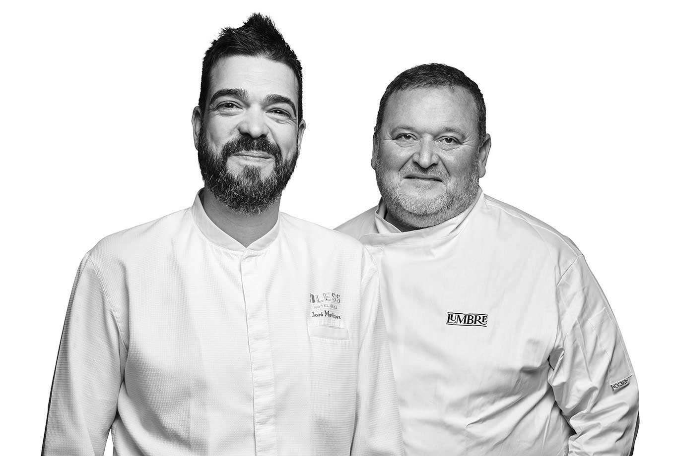 Carlos and José. Lumbre restaurant, Ibiza Carlos and José. Lumbre restaurant, Ibiza