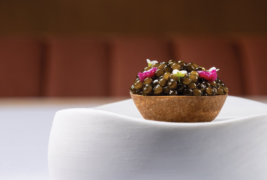 Caviar Kaluga. Restaurant Es Fum, Mallorca