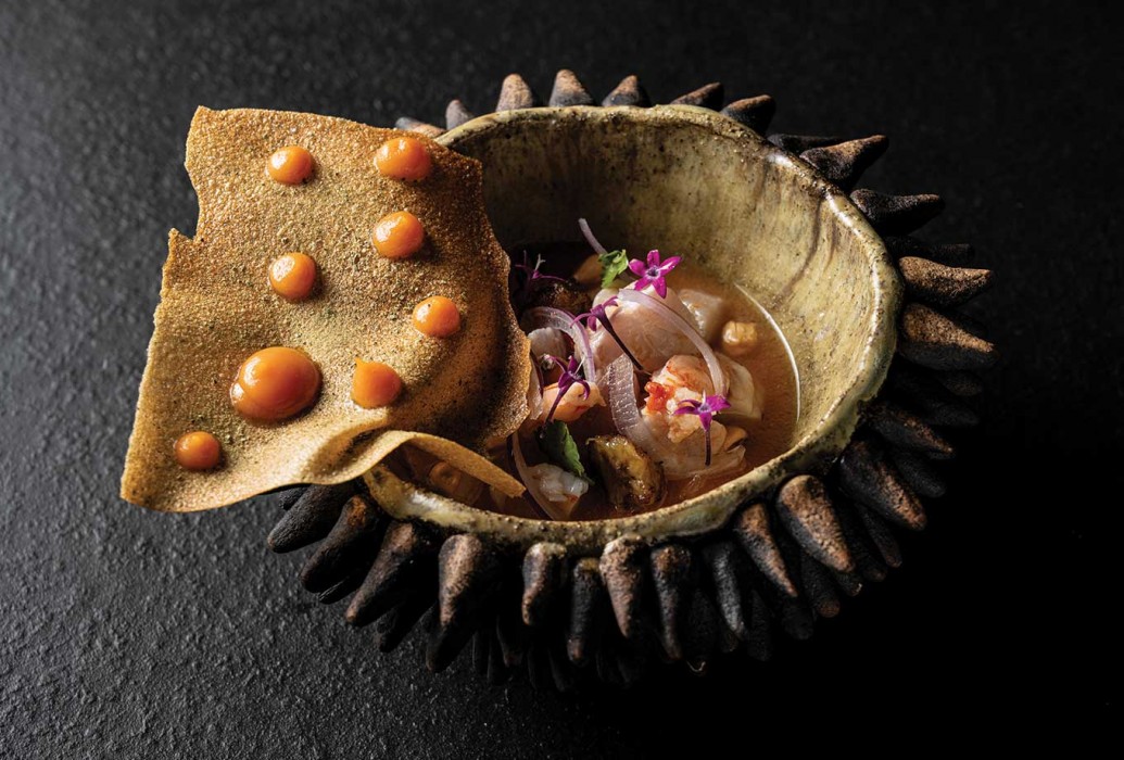 Ceviche criollo. Maymanta Restaurant, Ibiza Ceviche criollo. Maymanta Restaurant, Ibiza