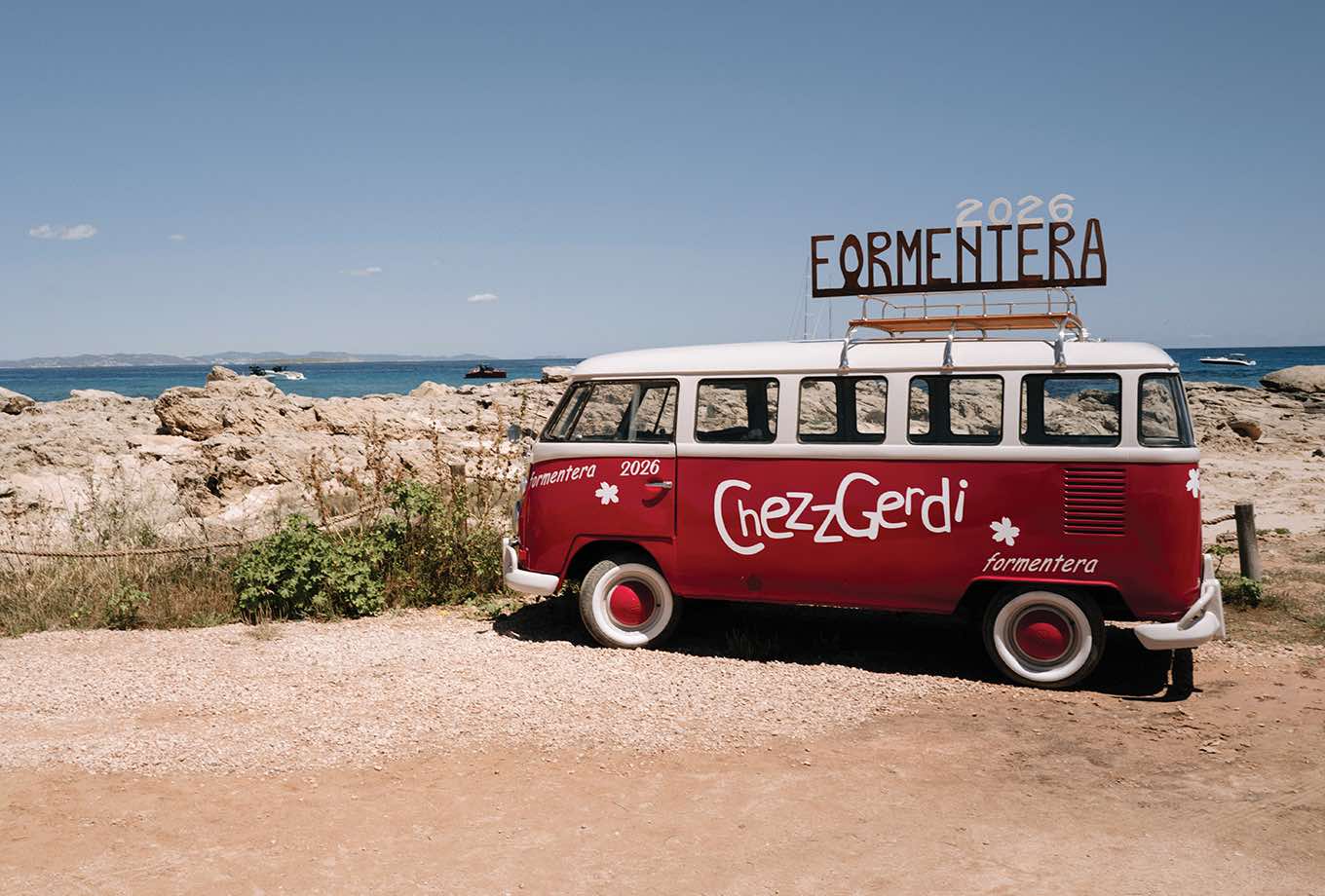  Volkswagen T1. Restaurant ChezzGerdi Formentera