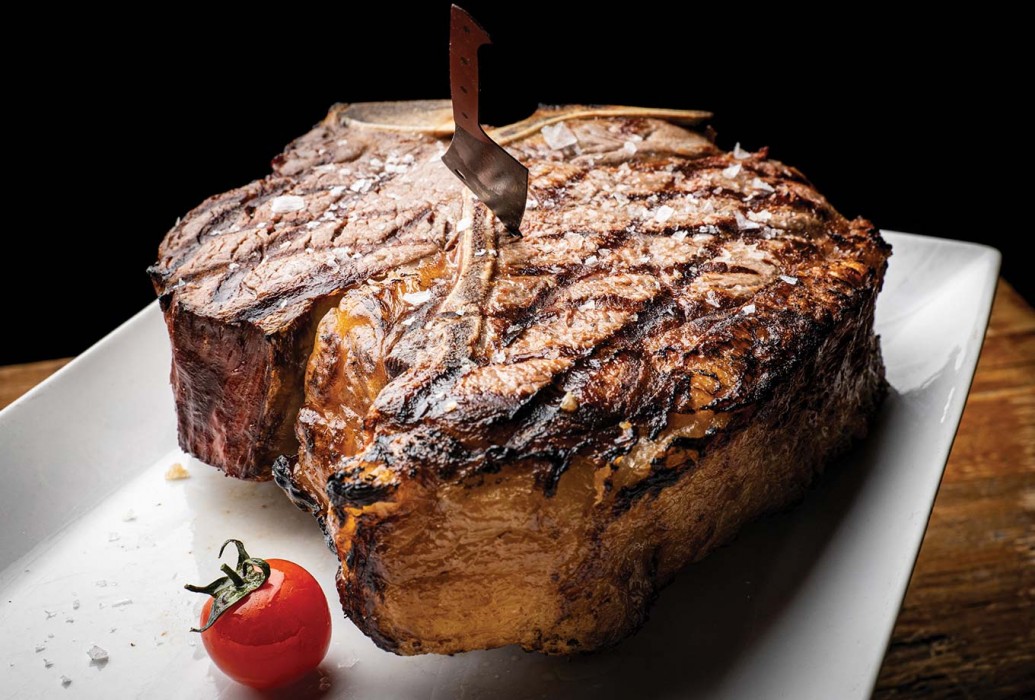 Grilled chuleton. El Carnicero Restaurant, Ibiza Grilled chuleton. El Carnicero Restaurant, Ibiza