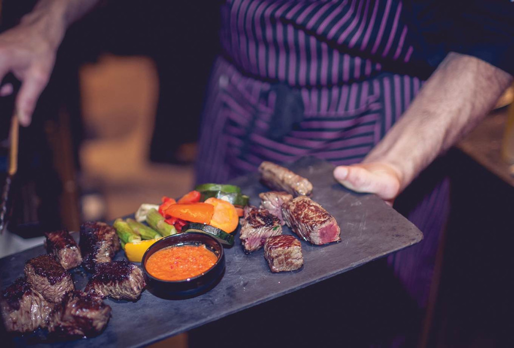 Grilled steak. Can Terra Ibiza