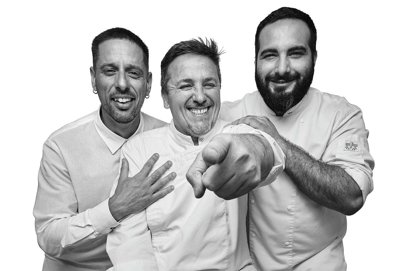 Edoardo, Samuel and Francisco. Yellow Fish Beach Club team, Ibiza Edoardo, Samuel and Francisco. Yellow Fish Beach Club team, Ibiza