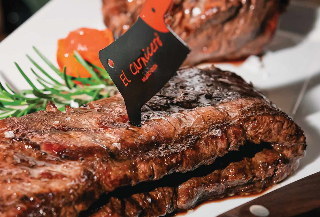 Skirt steak. El Carnicero Restaurant, Ibiza Skirt steak. El Carnicero Restaurant, Ibiza