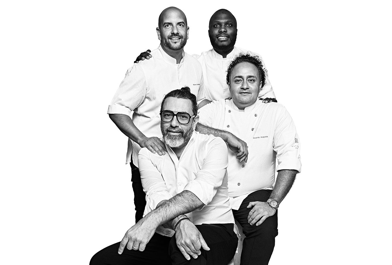 Rafa, Alberto, Ricardo and Youssou. Casa Jonda restaurant team, Ibiza Rafa, Alberto, Ricardo and Youssou. Casa Jonda restaurant team, Ibiza