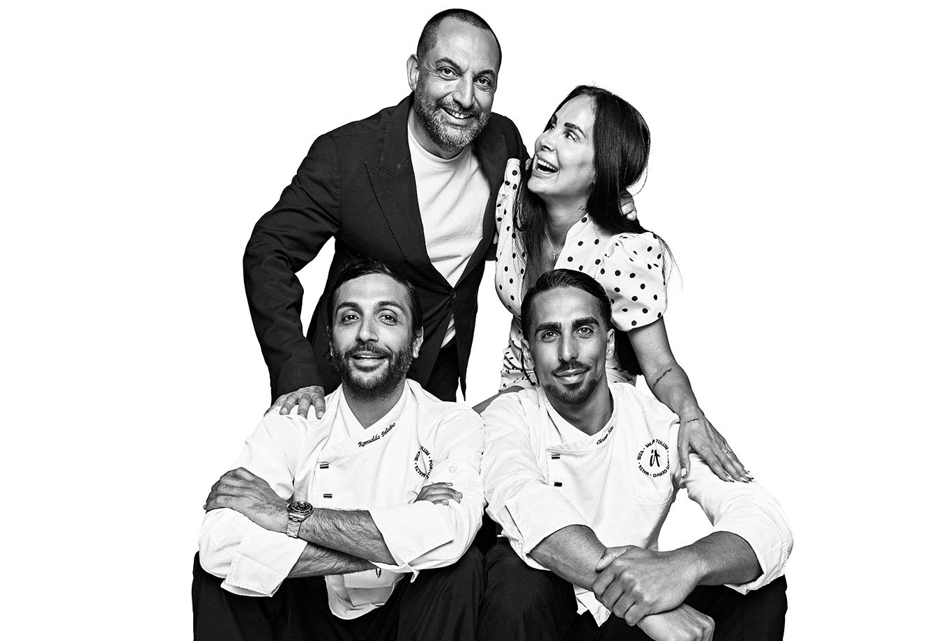 Anabel, Antonio, Romualdo and Christian. IT Ibiza Restaurant team