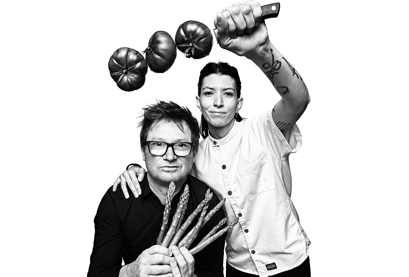 Sebastián and Candela. La Universal restaurant team, Mallorca Sebastián and Candela. La Universal restaurant team, Mallorca