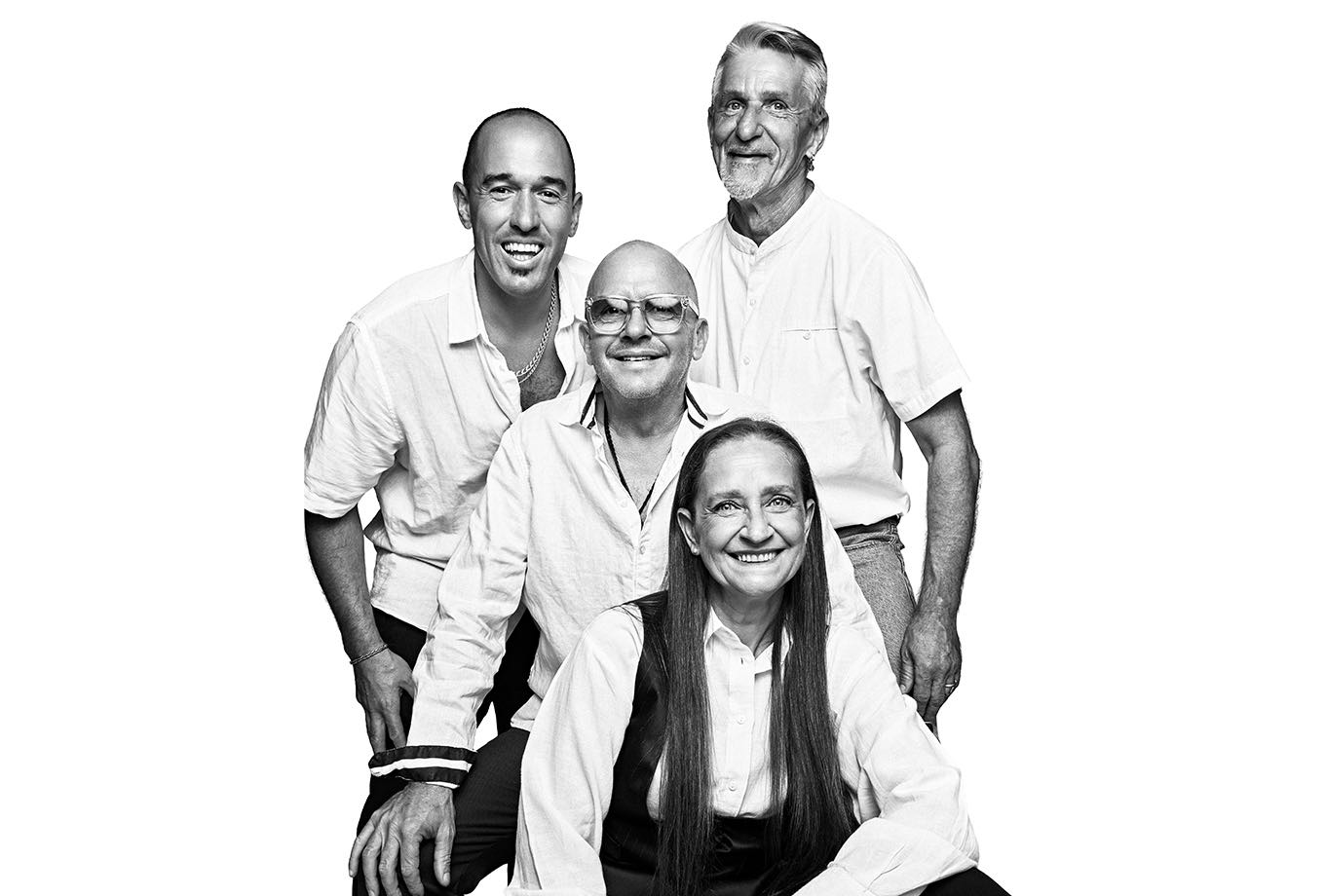 Analia, Marc, Merjan, Hans y Agustín. Marc's Restaurante, Ibiza